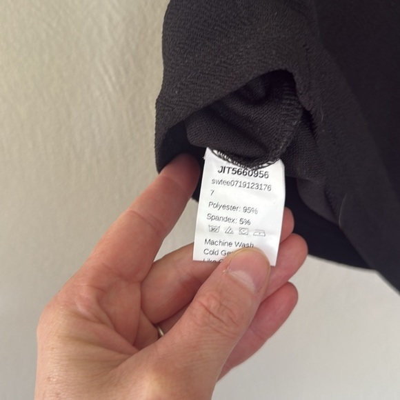 SHEIN Black Fitted Short Sleeve T-Shirt small - Picture 5 of 5